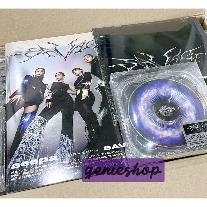 *Có-Sẵn tặng pola* ẢNH AESPA SAVAGE NEXT LEVEL