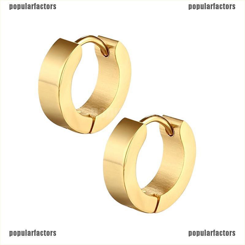 Khuyên Tai Nụ Nụ Nụ Bằng Thép Không Gỉ Phong Cách Punk Cho Nam Nữ