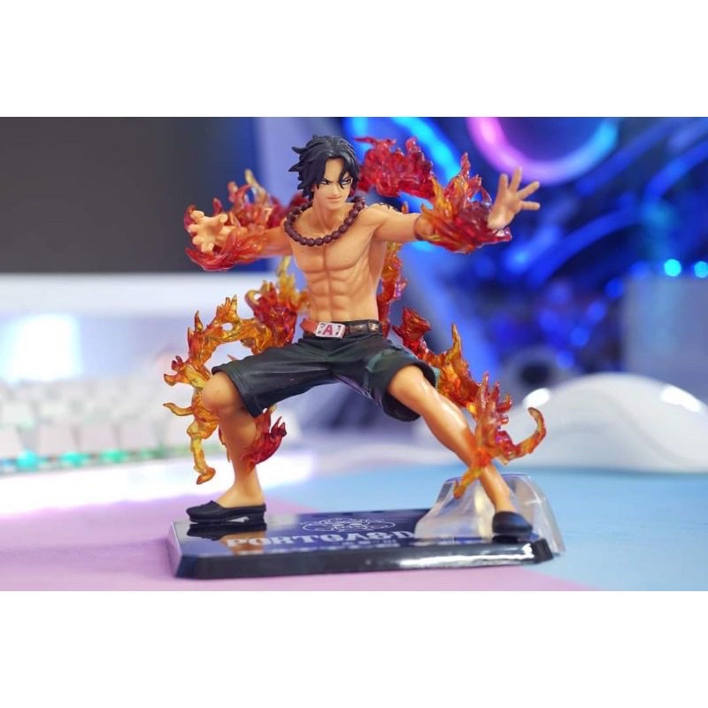 Nhân vật figure Ace portgas D. ace luffy Đồ chơi trẻ em mô hình one piece anime naruto, dragon bal lắp ráp sticker cute