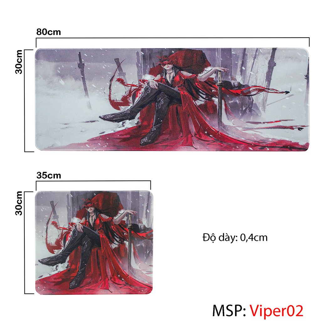 Pad lót chuột gaming Naraka Bladepoint - Viper Ning 2 - Ninh Hồng Dạ