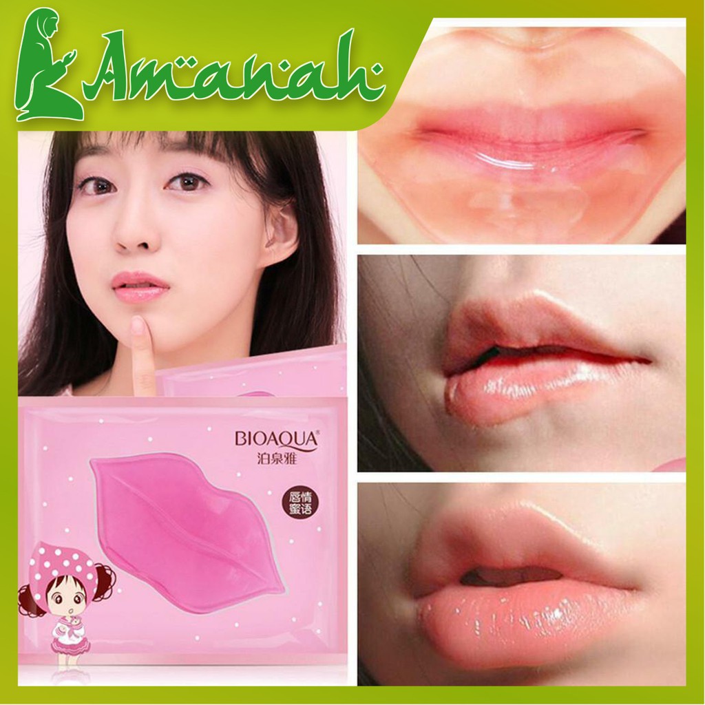 (hàng Mới Về) Mặt Nạ Môi Collagen Màu Hồng Thương Hiệu Bioaqua As1609 | BigBuy360 - bigbuy360.vn