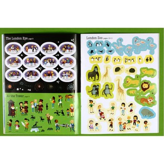 Dính dán - Usborne sticker book - London