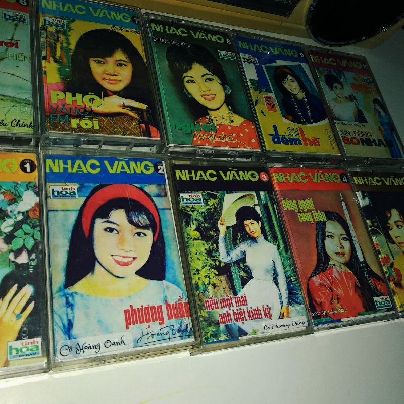 Bộ 5 băng cassette nhạc vàng cực hay