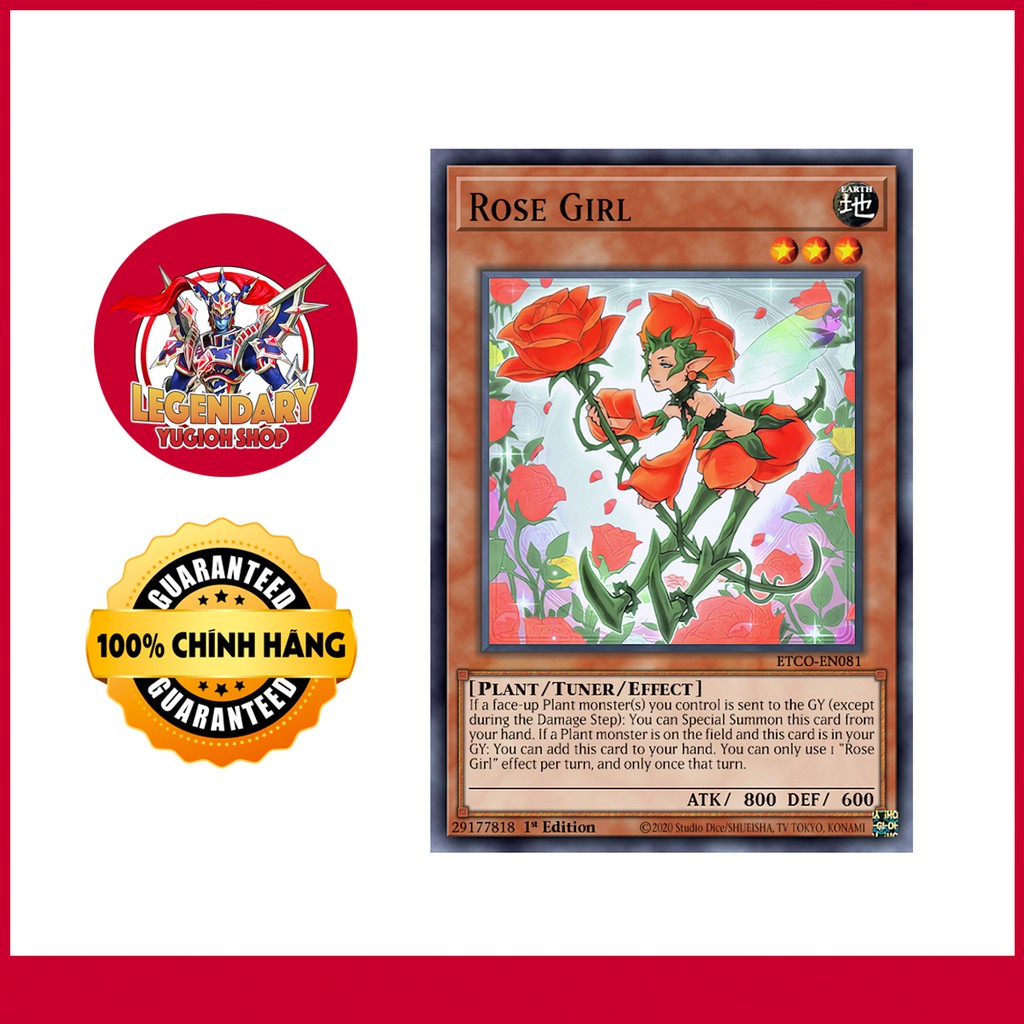 [EN][Thẻ Bài Yugioh Chính Hãng] Rose Girl