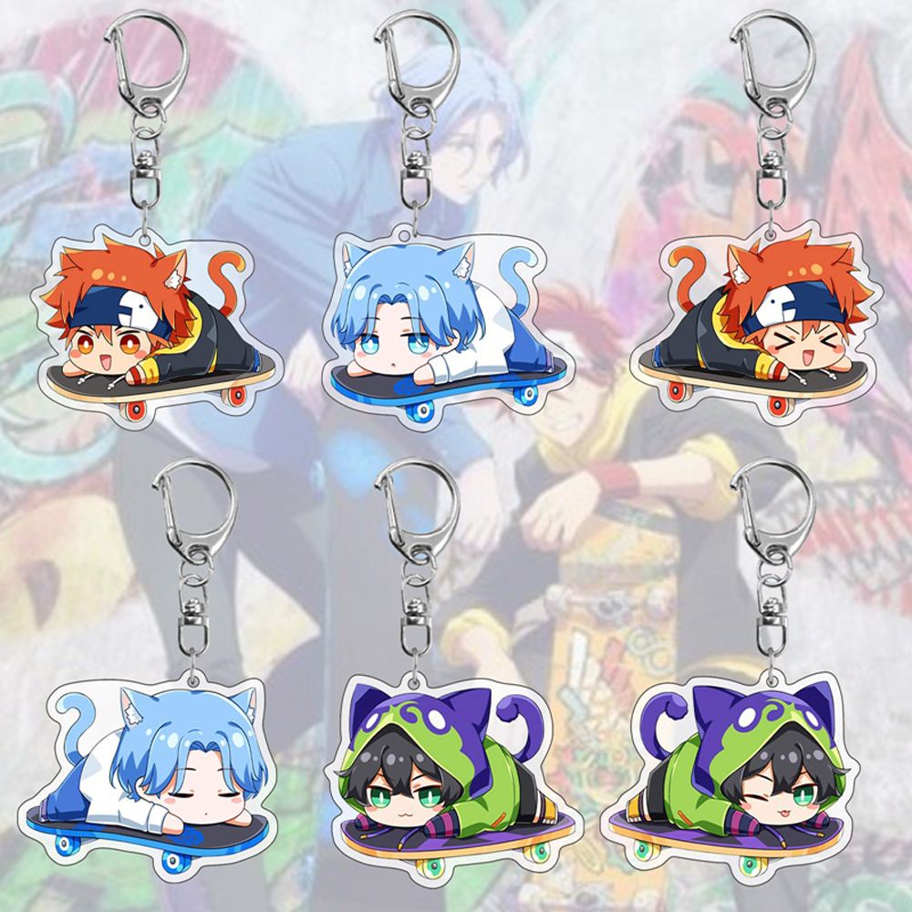 Móc khóa acrylic hoạt hình SK8 Miya REKI sưu tập cosplay anime 2 mặt diy