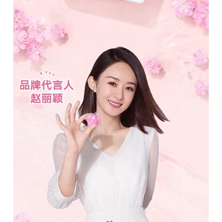 Viên giặt OMO hương hoa anh đào