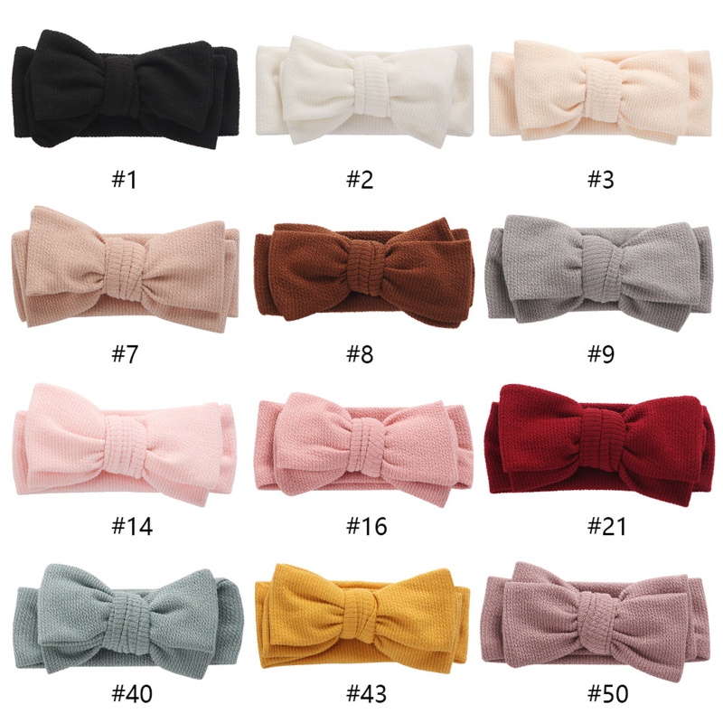 Băng Đô Cài Tóc Thoải Mái Phong Cách Unisex Cho Bé Gái