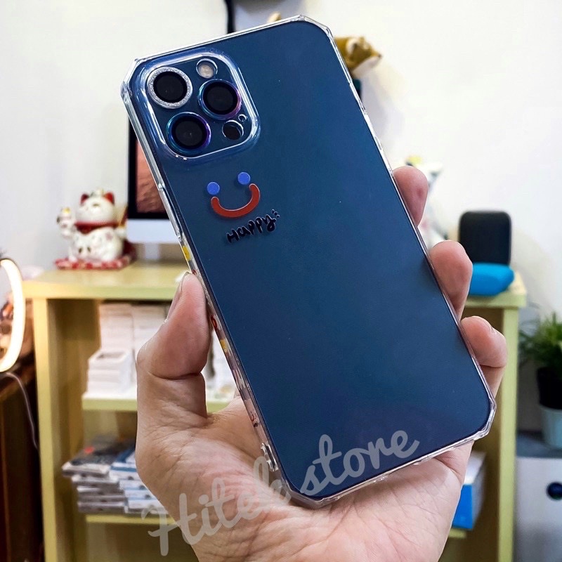 Ốp happy ip 13 mini/ 12 mini/ Xs Max silicon dẻo chống va đập ( đủ mã từ X trở lên tới 12 pro max)
