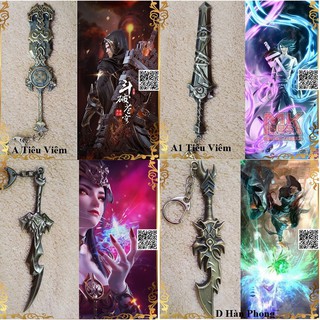 1453 Móc khóa Diệp Phân Phệ Lãng Xích trong đấu phá thương khung Tiêu Viêm Mỹ đỗ toa Băng Hoàng Hàn Phong