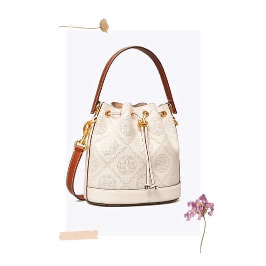 TNS-Túi rút dây T•B Tory T Monogram Bucket bag-ib shop tư vấn thêm màu và chất nhé