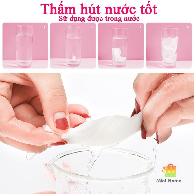 hot t1 Khăn Lau Mặt T2K Dạng Nén Dùng 1 Lần đa năng hàn quốc dùng tẩy trang mắt môi siêu thấm 1 viên
