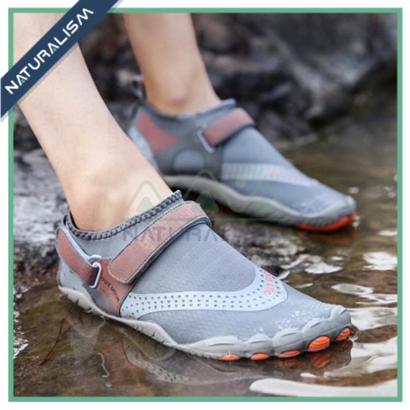 Giày Thể Thao Đi Biển/Tập yoga/Leo Núi Dành Cho Nam Nữ Size 37-38 đế Silicone chống trượt thoáng khí bảo vệ bàn chân