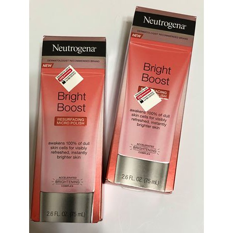 KEM TẨY SÁNG DA NEUTROGENA BRIGHT BOOST RESURFACING MICRO POLISH 75ML CHÍNH HÃNG - 5358