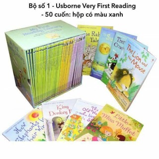 Bộ nhập 50 cuốn - BỘ USBORNE MY FIRST READING LIBRARY (BỘ XANH) KÈM AUDIO