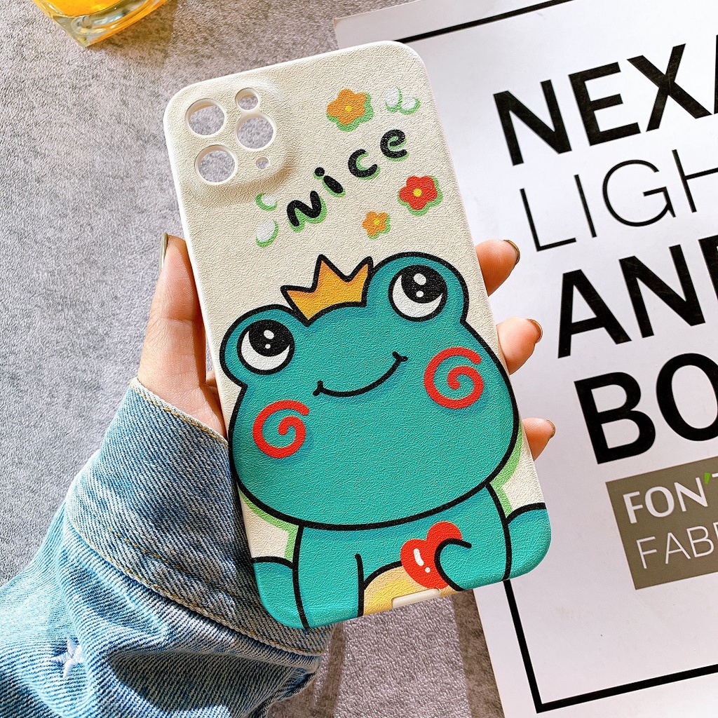 ỐP LƯNG DA IMD DÀNH CHO IPHONE FULL VIỀN BẢO VỆ CAMERA FROG X SHARK - N2458