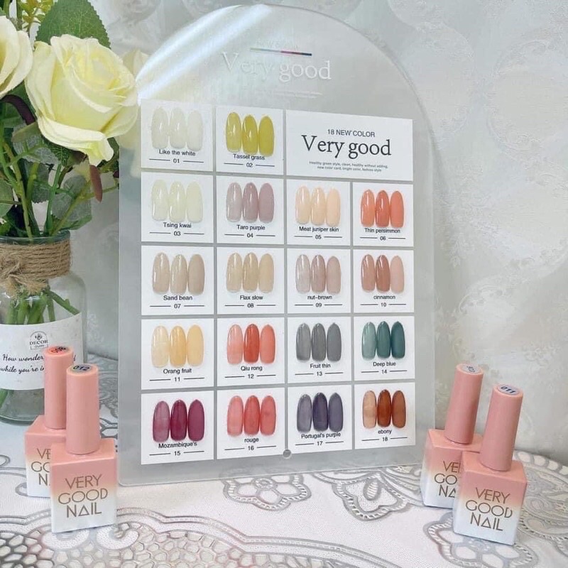 [ HOT ] Set thạch 18 màu chuẩn hãng VERY GOOD