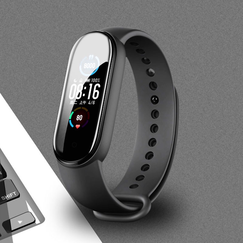 Bộ Ốp Bảo Vệ Màn Hình 3d + Kính Cường Lực Dành Cho Xiaomi Mi Band 5