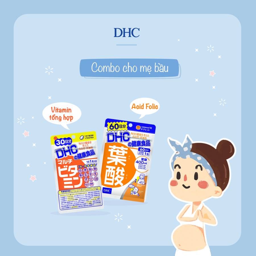 Viên uống cho mẹ bầu DHC Folic Acid Nhật Bản (30 ngày)