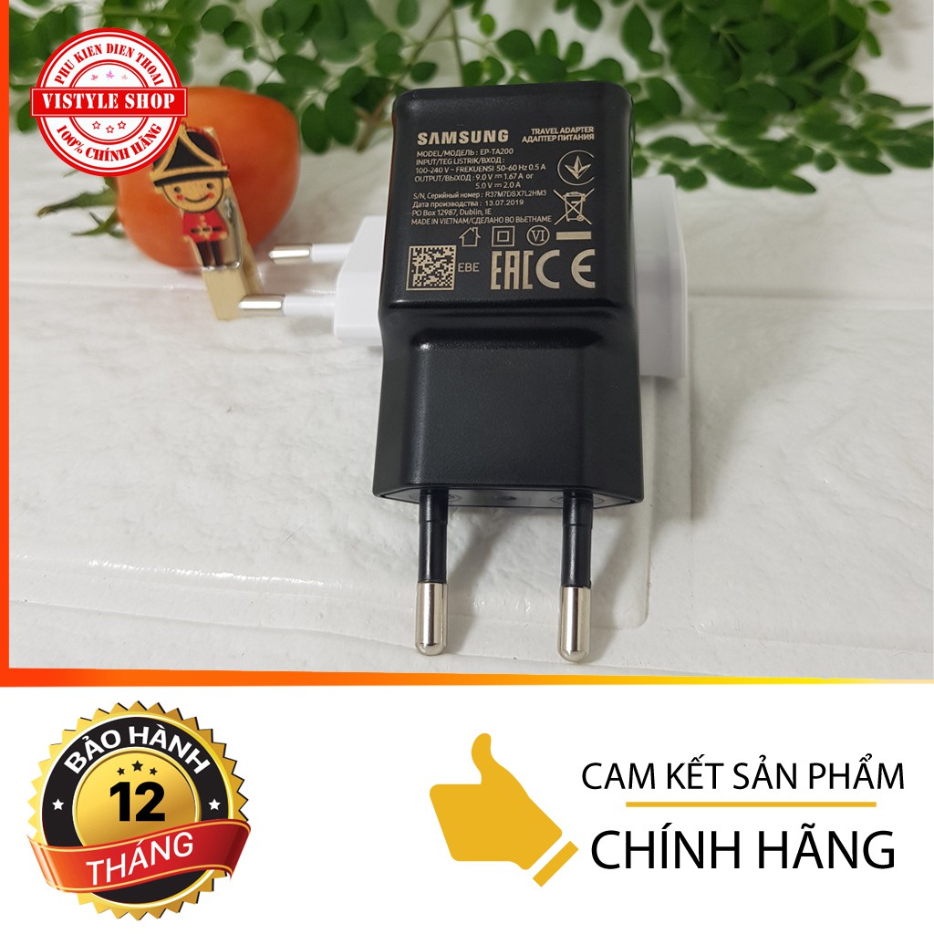 [Chính hãng] Củ Sạc Nhanh Samsung 2A 15W S10 hàng zin (sử dụng cho S8, S9, note 8, note 9, a50, m30, a20) a7