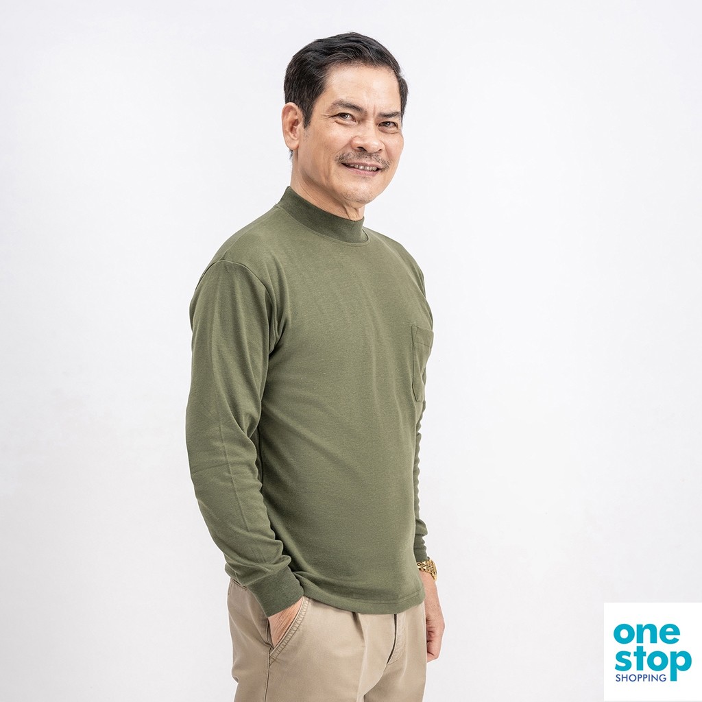 Áo thun dài tay trung niên thời trang nam one shop