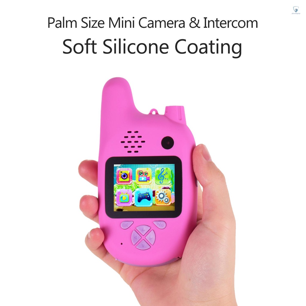 Bộ đàm hai ống kính 8MP 2.0inch IPS có nhạc và hẹn giờ cho bé | BigBuy360 - bigbuy360.vn