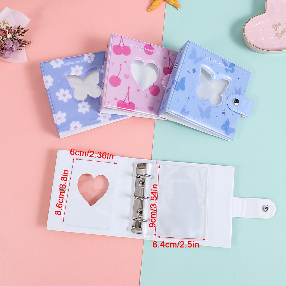 Album ảnh 3inch 3 khoen thiết kế 20 tờ đựng ảnh bằng PP có thể thay thế độc đáo nhiều màu sắc tùy chọn