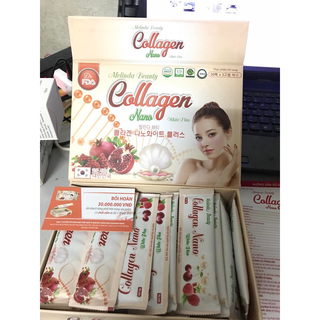 Collagen Nano White Plus  lựu đỏ