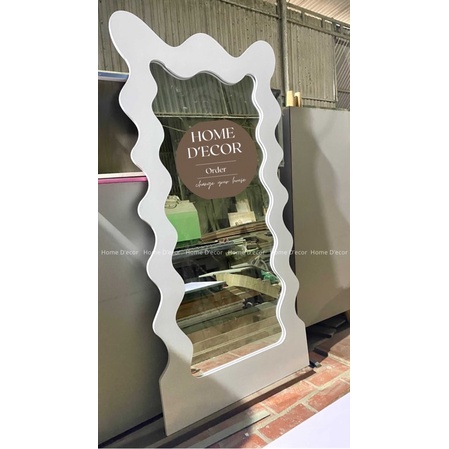 Gương lượn sóng + đèn Led