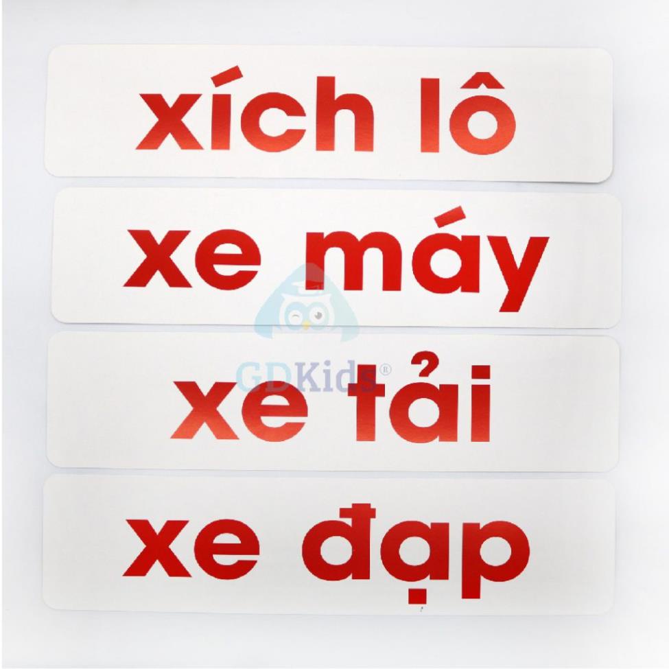 Thẻ học thông minh cho bé - Flashcard GDkids Dạy Bé Học Đọc - Bộ
