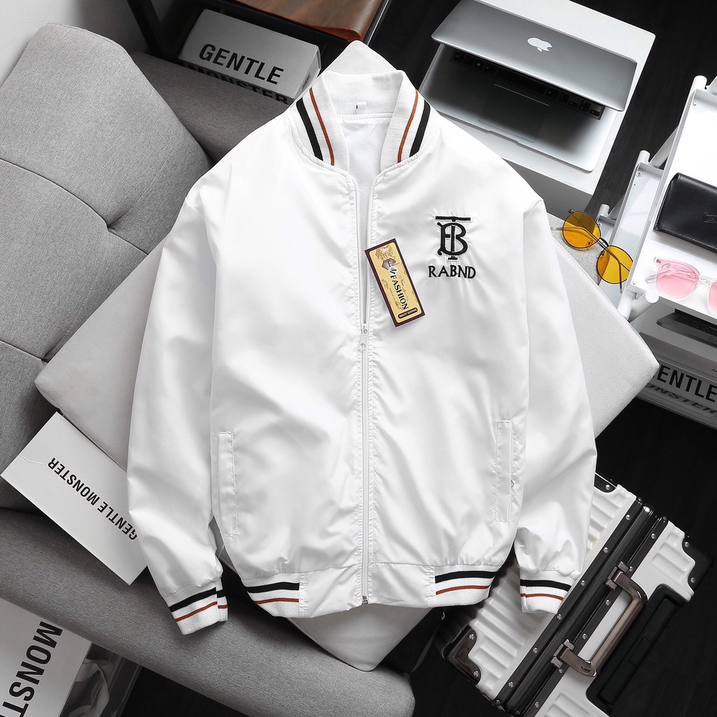 ÁO KHOÁC DÙ BOMBER NAM NỮ CHỐNG NẮNG 2 LỚP CỰC PHONG CÁCH LOGO TB