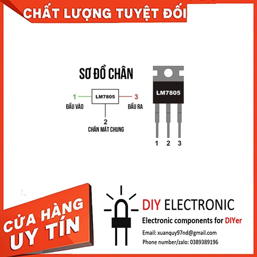Combo 5 IC ổn áp 7805