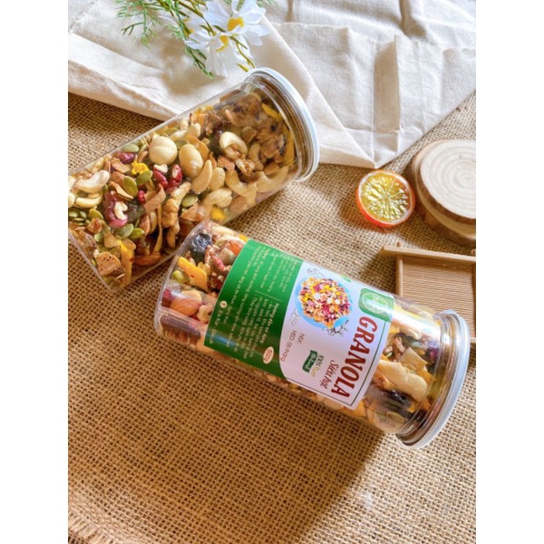 Ngũ cốc hạt granola nhiều hạt dành ăn kiêng giảm cân,ăn vặt mẹ bầu