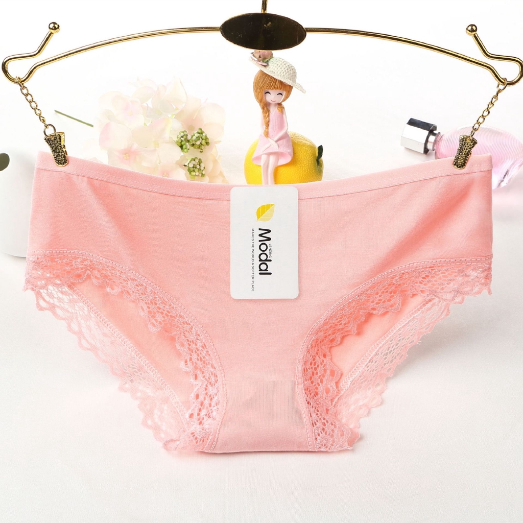 Quần lót phối ren lưng thấp cho nữ | BigBuy360 - bigbuy360.vn
