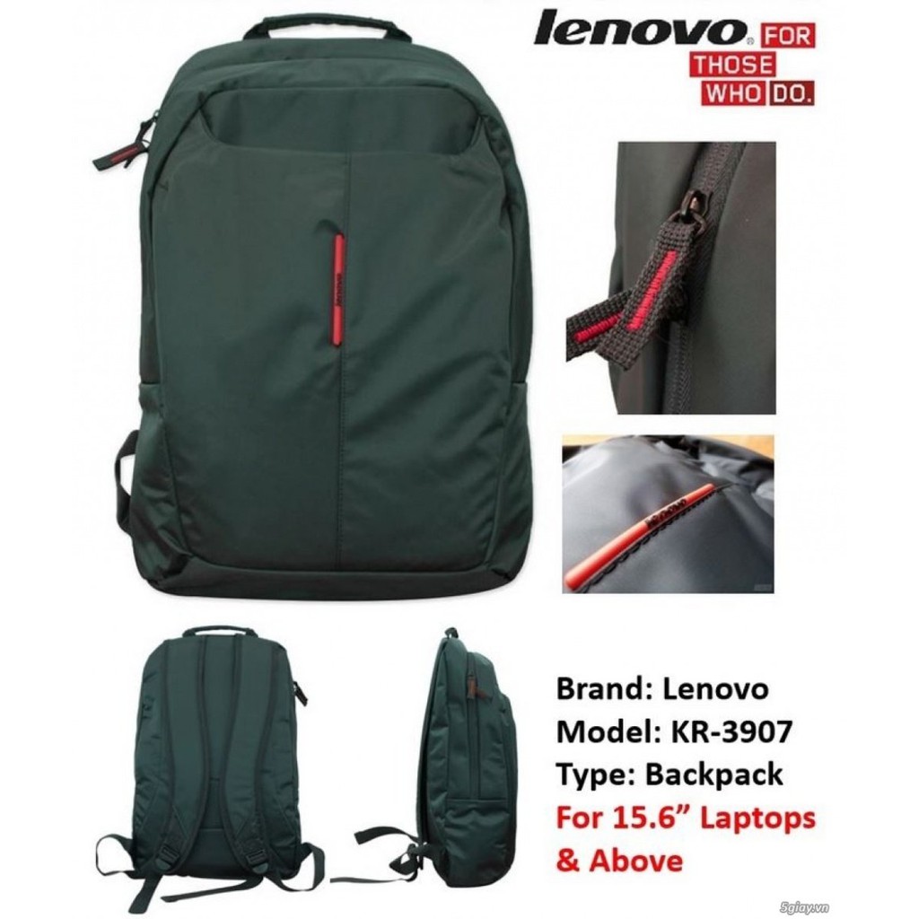 Ba lô laptop Lenovo Genuine 15" (Màu Xanh Ghi Đậm)