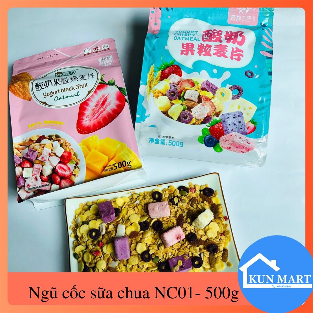 Ngũ Cốc Sữa Chua FREESHIPNgũ Cốc Sữa Chua Trung Quốc Thơm Ngon Tốt Cho Sức Khỏe Gói 500g