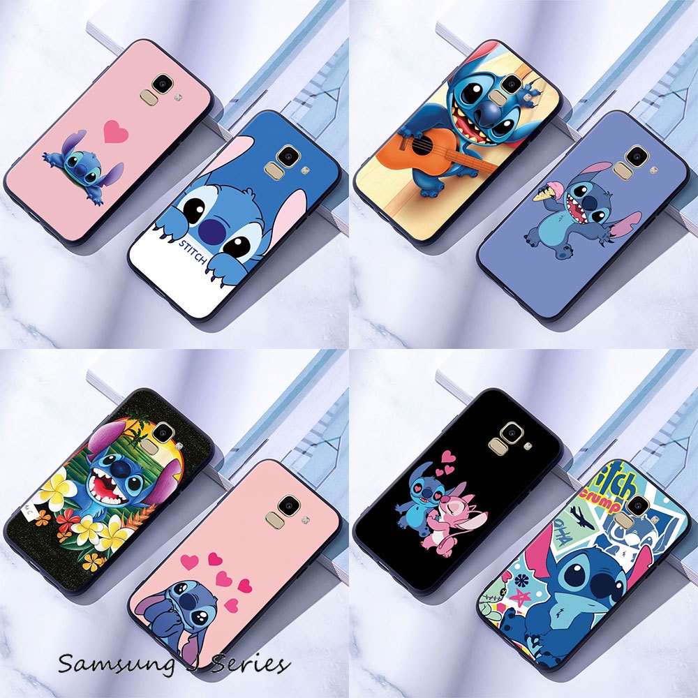 Ốp điện thoại silicon họa tiết Stitch hoạt hình cho Samsung Galaxy J2 Pro J4 J6 J8 2018 Plus J4+ J6+