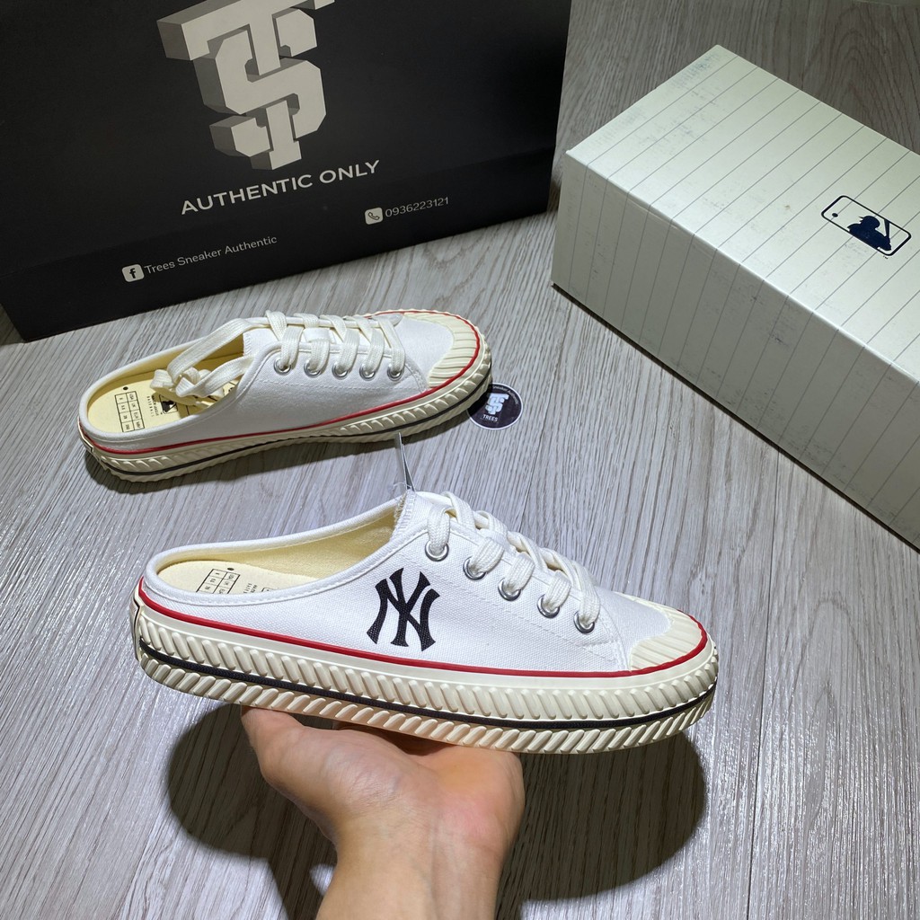 [ CHÍNH HÃNG ] Giày thể thao MLB Mule Trắng | BigBuy360 - bigbuy360.vn