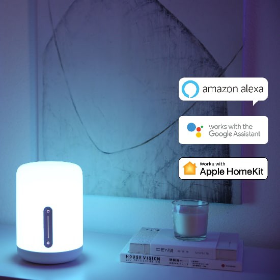 Đèn Ngủ Thông Minh Xiaomi Bedside Lamp Gen 2 Đa Năng 16 Triệu Màu Cực Tiện (Điều khiển bằng giọng nói-Kết nối Bluetooth)