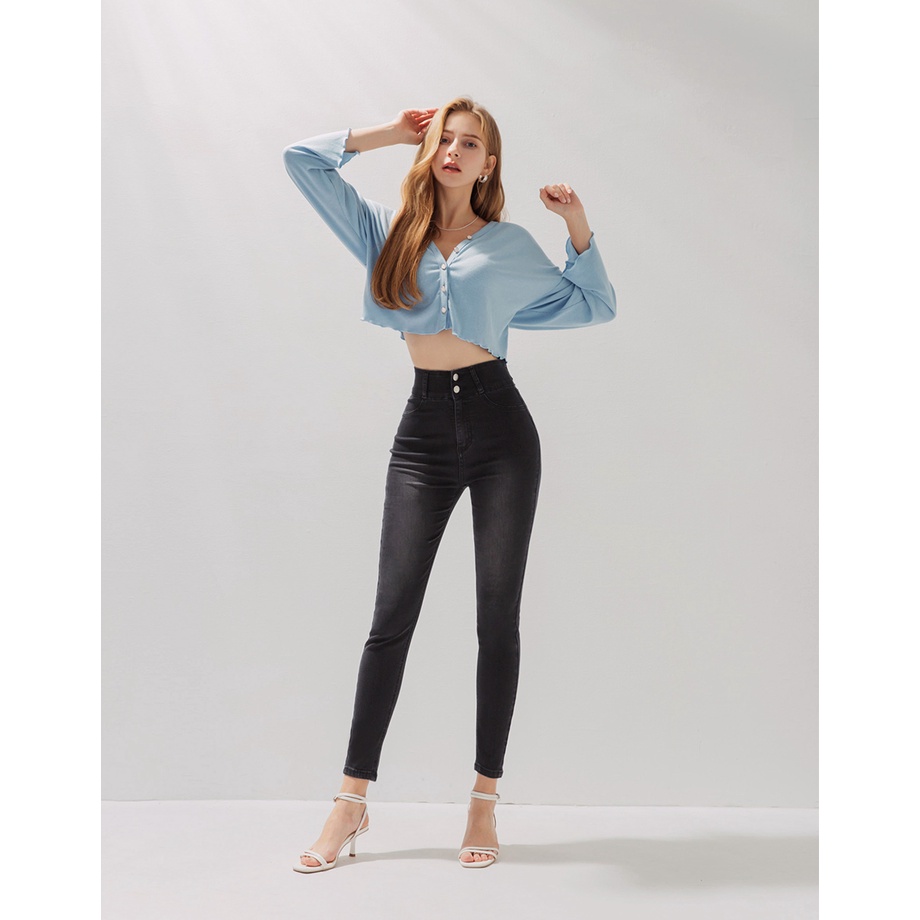 Quần Jeans Tôn Dáng Thế Hệ Mới Cho Vóc Dáng Cao (WOW SO SKINNY) nữ Air Space 2130123015