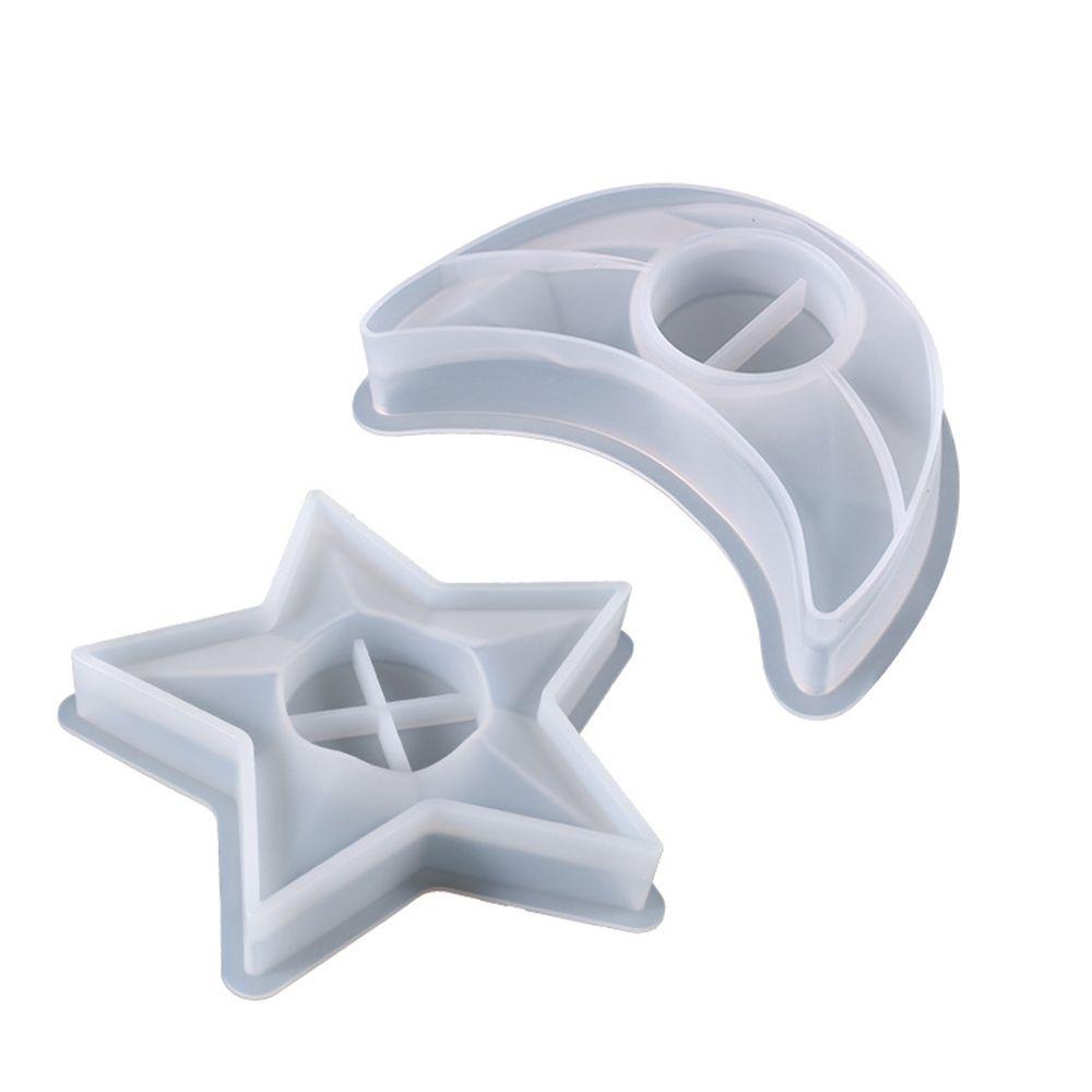 WTTLE Khuôn Silicone Làm Chân Nến Thủ Công Để Bàn Trang Trí