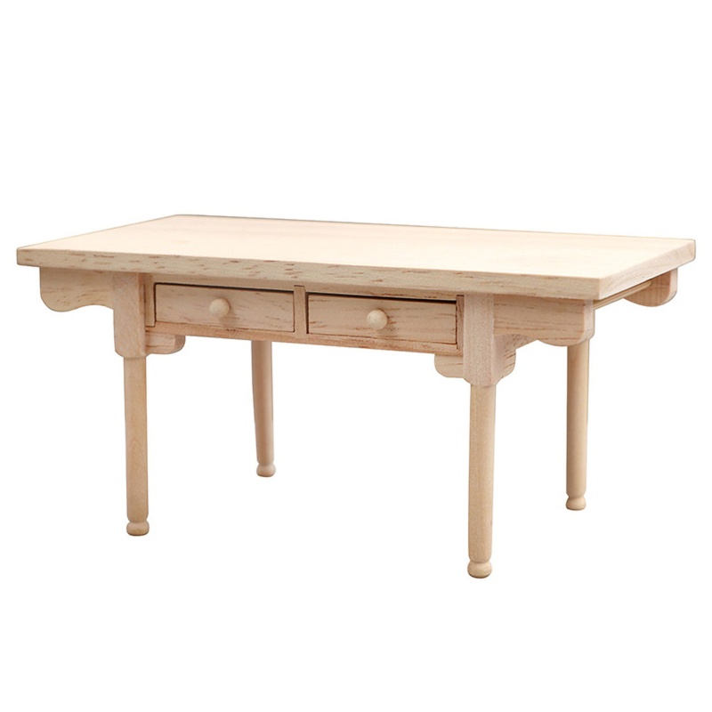 Mô Hình Bàn Đọc Sách Mini Trang Trí Nhà Búp Bê 1 / 12