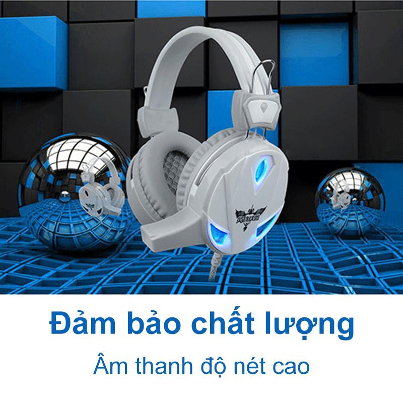 Tai nghe H7 chụp tai chuyên Game có mic thoại Led [M10002]