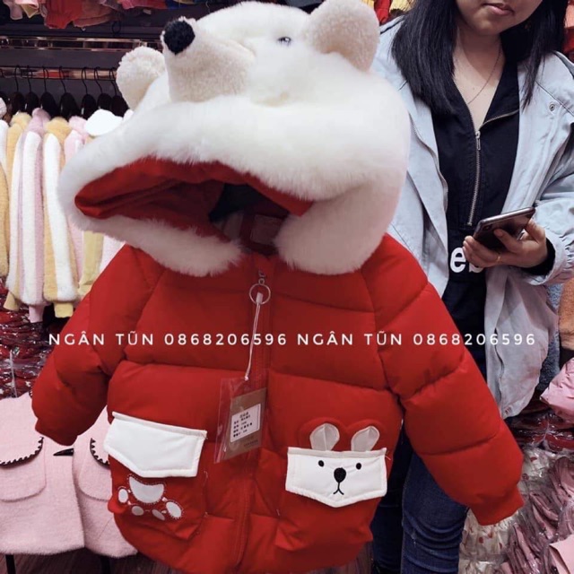 Áo khoác phao gấu ( 345k + 2% phí shopee)