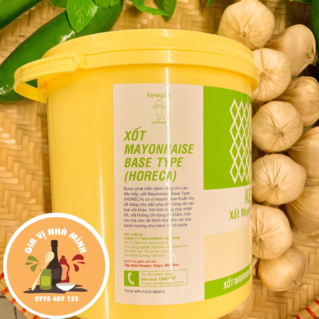 SỐT MAYONNAISE BASA HORECA 3KG KEWPIE