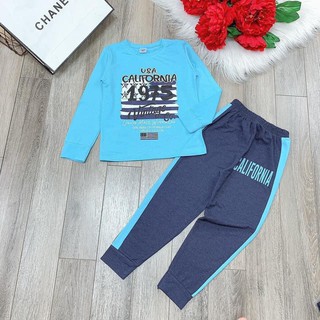 Bộ Cotton bé trai size đại