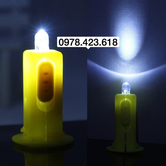 Combo 50 đèn led gắn đèn lồng giấy - đèn lồng ông sao làm thủ công mỹ nghệ
