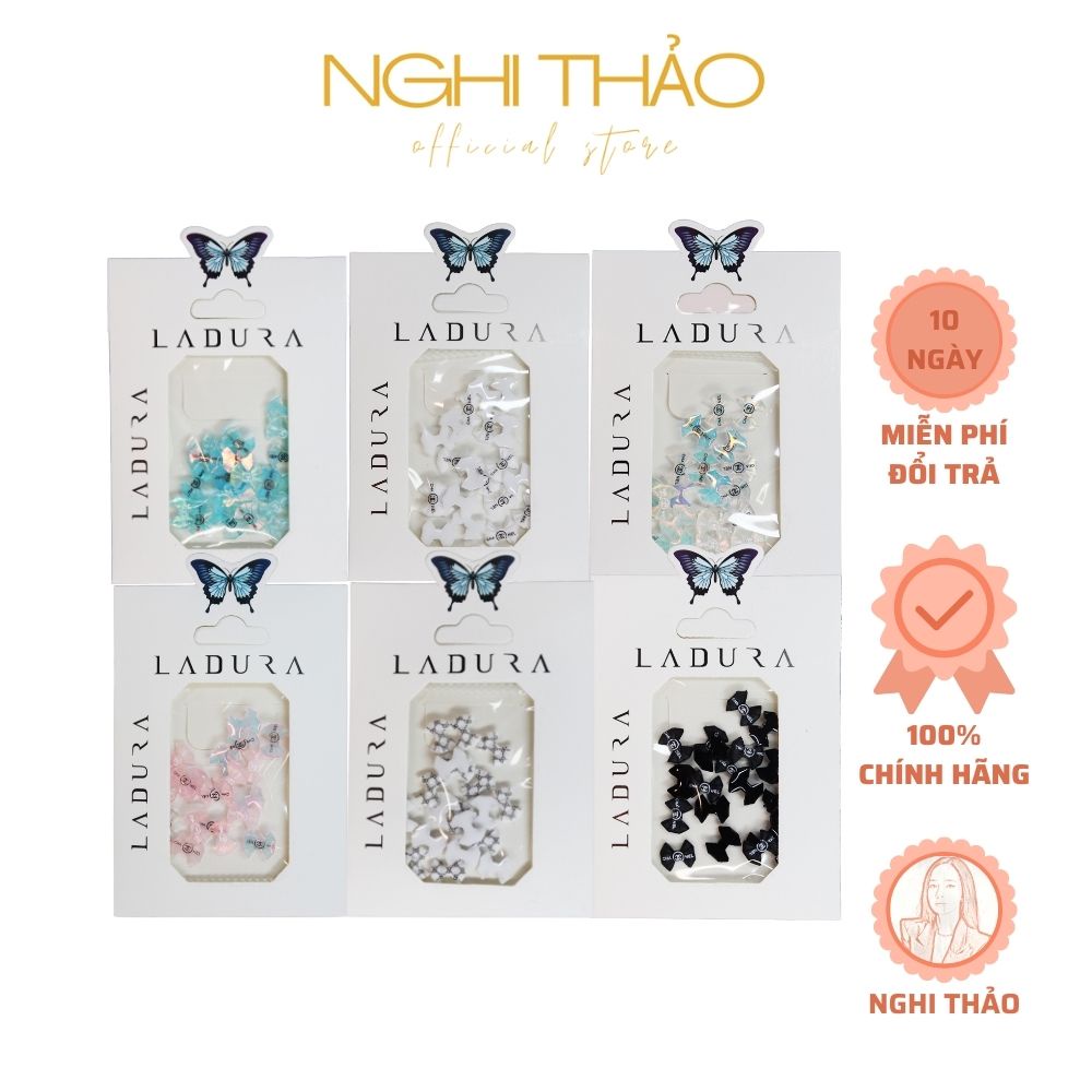 Charm nail nơ thương hiệu NGHI THẢO trang trí móng