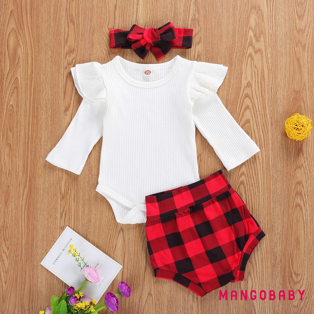Áo Liền Quần + Quần Short + Băng Đô Đáng Yêu Cho Bé 3 Tuổi