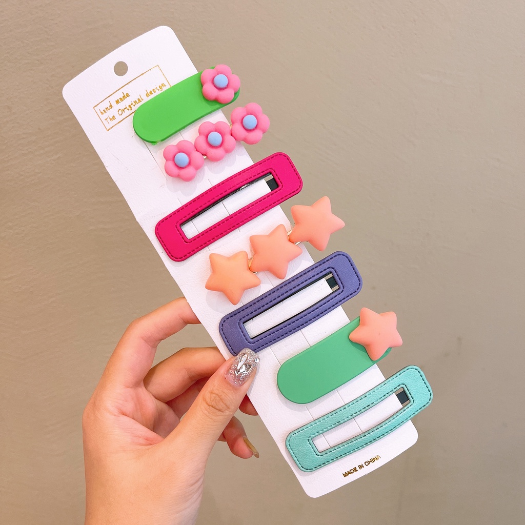 Kẹp Tóc Màu Cầu Vồng Dễ Thương Cho Bé Gái 2022