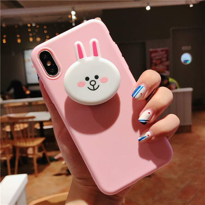 [ SAMSUNG ] Ốp Lưng Silicon Gấu - Thỏ (Kèm Phụ Kiện) - B019 | BigBuy360 - bigbuy360.vn